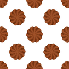 Pattern homemade cookie different taste in pastry biscuit