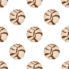 Pattern homemade cookie different taste in pastry biscuit