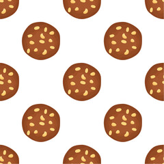 Pattern homemade cookie different taste in pastry biscuit