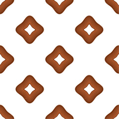 Pattern homemade cookie different taste in pastry biscuit