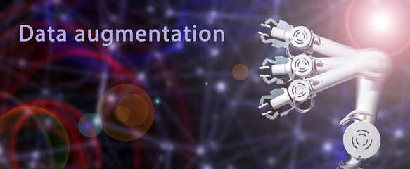 Data augmentation the process of increasing the amount of training data by generating new examples from existing data.
