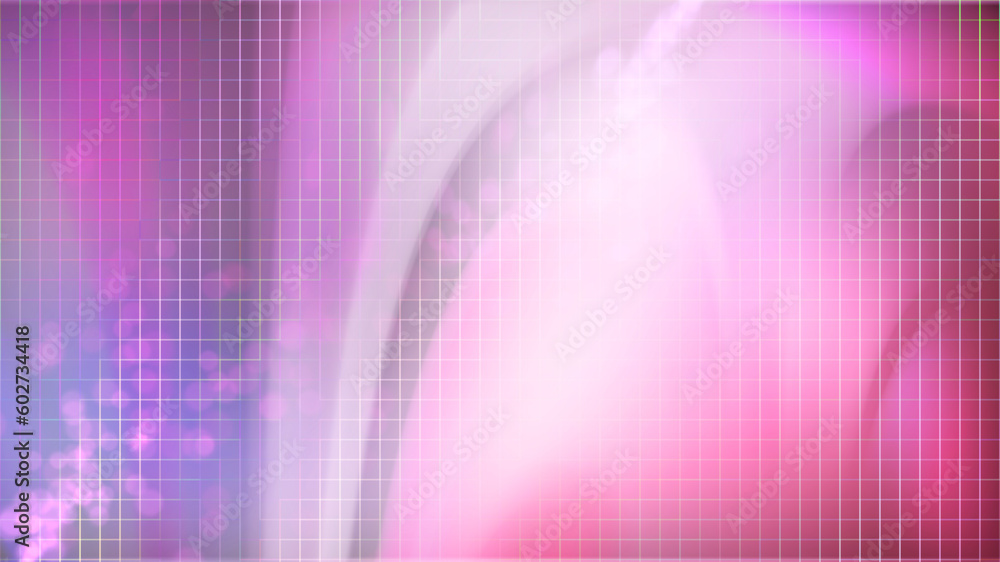 Poster marble abstraction with grid and round particles, beautiful spring and fresh background, 3d render