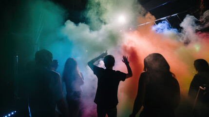 Fototapeta premium people at concert Generative Ai
