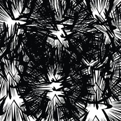 Grungy Black And White Texture Vector