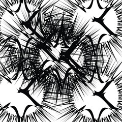 Grungy Black And White Texture Vector