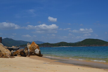 Fototapeta premium Vietnam, Nha Trang. Beaches, jungles, waterfalls, islands