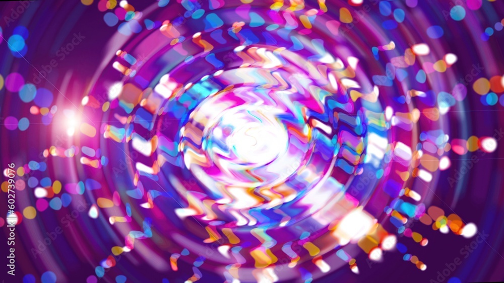 Aufkleber bright purple abstract flash in the space, modern computer generated background, 3d render backdrop