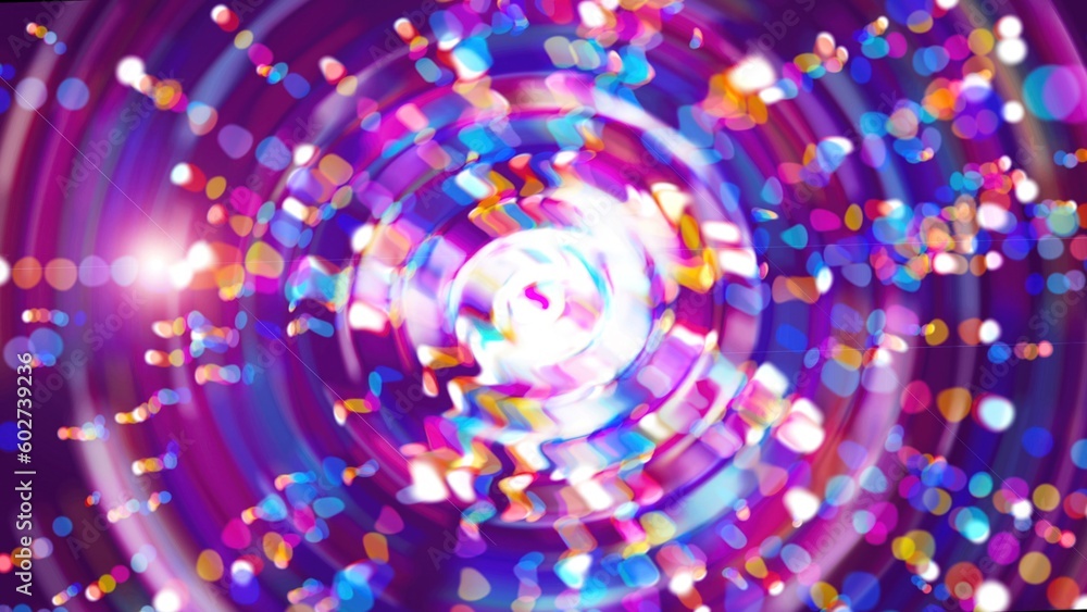Poster bright purple abstract flash in the space, modern computer generated background, 3d render backdrop