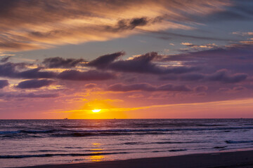 Sea sunset
