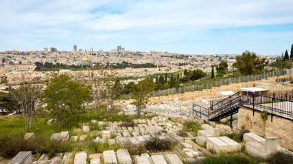 panoramic view of the city of jerusalem