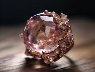 The Charming Complexity of a Morganite's Surface