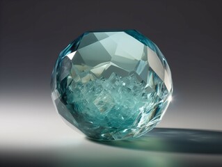 Delving into the Crystalline World of an Aquamarine