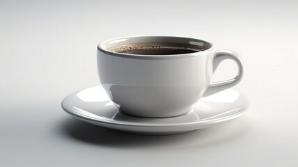 Obraz premium Cup of Coffee and Milk