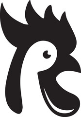 Rooster head logo vector icon symbol illustration design. Rooster chicken cock. Abstract vector illustration. Rooster silhouette vector, poultry chickens roosters head vector