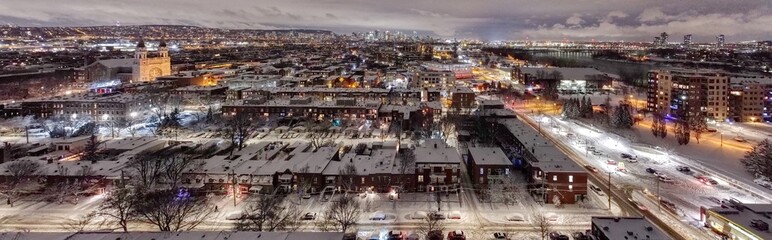 Fototapeta na wymiar Winter in Montreal