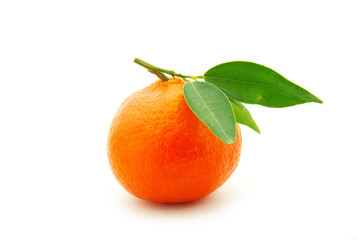 tangerine isolated on a white background