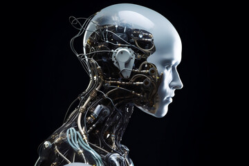Fototapeta na wymiar cybernetic implant that enhances human capabilities