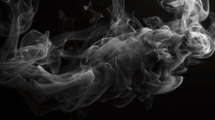 Fototapeta premium Smoke, Fog, Mist, Vapor - Made with generative AI