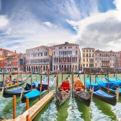 Astonishing morning cityscape of Venice with famous Canal Grande. © pilat666