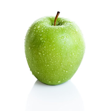 Fresh apple isolated over a white background