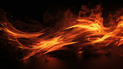 Beautiful Fire, made with generative AI