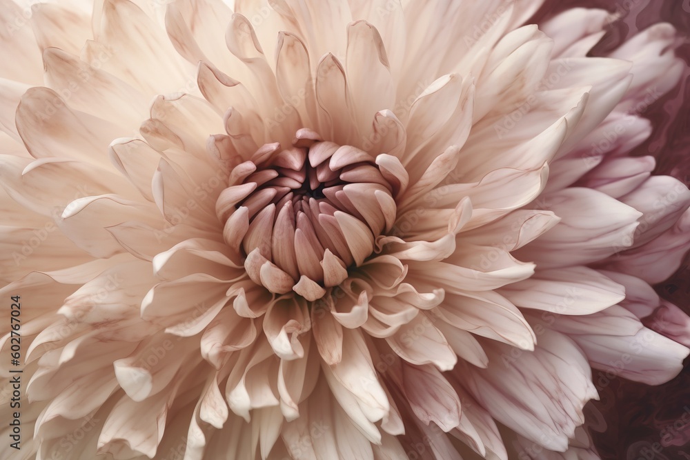 Poster a detailed photograph of a flower superimposed over a hazy backdrop generative ai