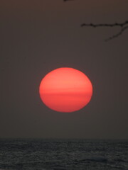 Puesta de sol, desde Huehuete, Carazo, Nicaragua