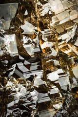 skeletal smoky quartz. macro detail texture background. close-up raw rough unpolished semi-precious...
