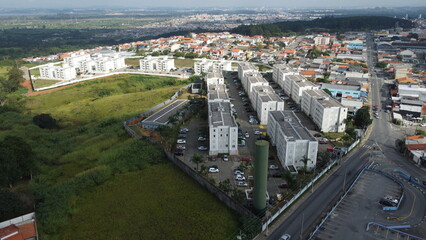 Condomínio de apartamentos na cidade de Mogi das Cruzes, SP, Brasil