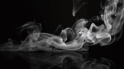 Fototapeta premium Fog, Smoke, Haze or Mist. Made with an generative AI