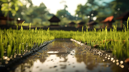 Organic Cultivation of biological food, made with an generative AI