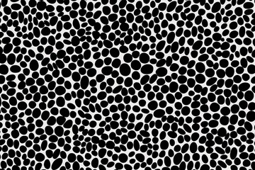 Hand-Drawn Animal Spots: Polka Dots. Generative AI