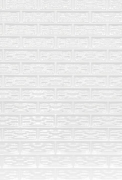 White brick wall texture background for stone tile block painted in grey light color wallpaper modern interior and exterior and backdrop design. vertical.    .