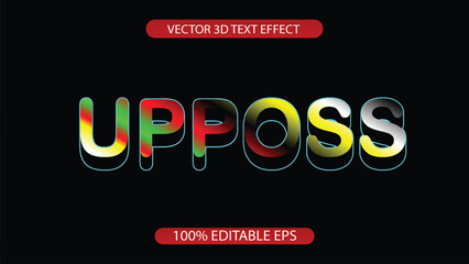 Free vector text effect