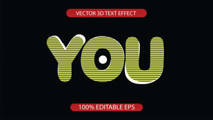 Free vector text effect