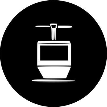 recommend clip art: cable car icon, sign, symbol, vector, art