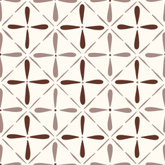 Hand-Drawn Artisanal Wood Block Print Geometric Vector Seamless Pattern. Hans-Stamped Mirrored Triangles Organic Lines Background. Global Nomadic Design. Mini Boho Repeat
