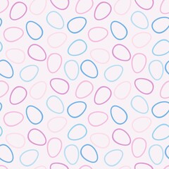 Easter retro eggs seamless spring pattern for kids clothes print and notebooks and wrapping paper and fabrics