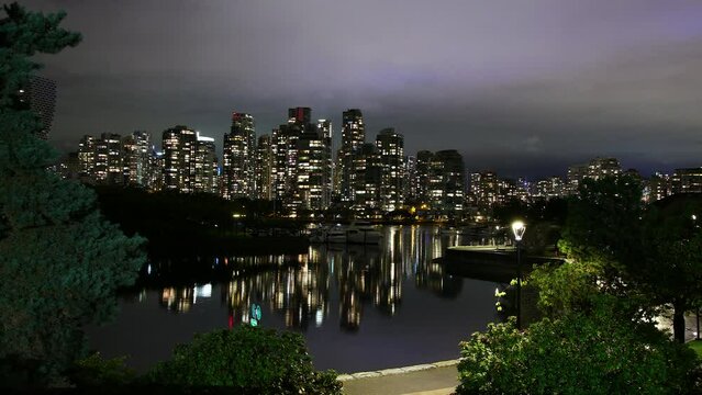 city night time lapse