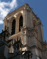 Fototapeta premium Part of Notre Dame in Paris
