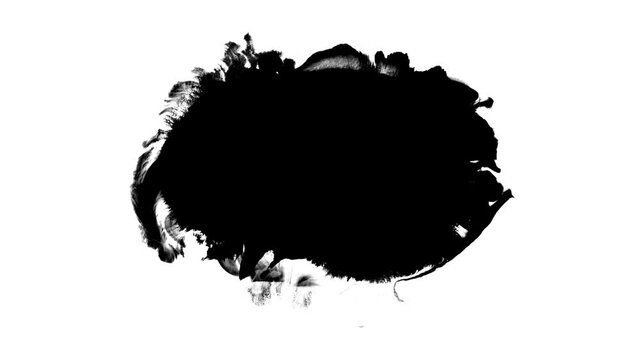 ink transition splatter blot spreading left to right turbulent moving abstract painting animation background new cool nice motion dynamic beautiful 3d rendering 4k footage