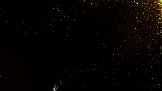 Golden Summer concept the motion of bokeh sunlight natural shadow overlay loop background, logo titles in award, music, wedding, anniversary, party and presentation backdrops, corporate.