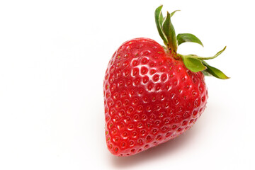 fresh tasty strawberry on white background studio photography 6