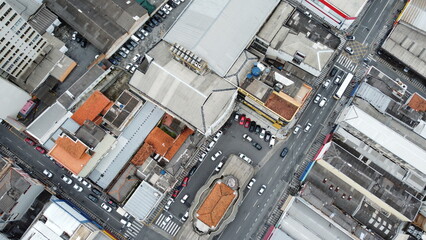 Visão aérea da cidade de Mogi das Cruzes, São Paulo, Brasil