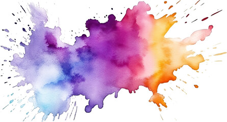 watercolor paint stain