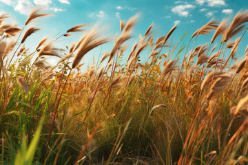 golden wheat field generative ai