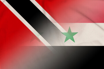 Trinidad and Tobago and Syria government flag transborder negotiation SYR TTO
