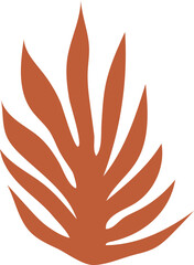 hand drawn boho floral elements