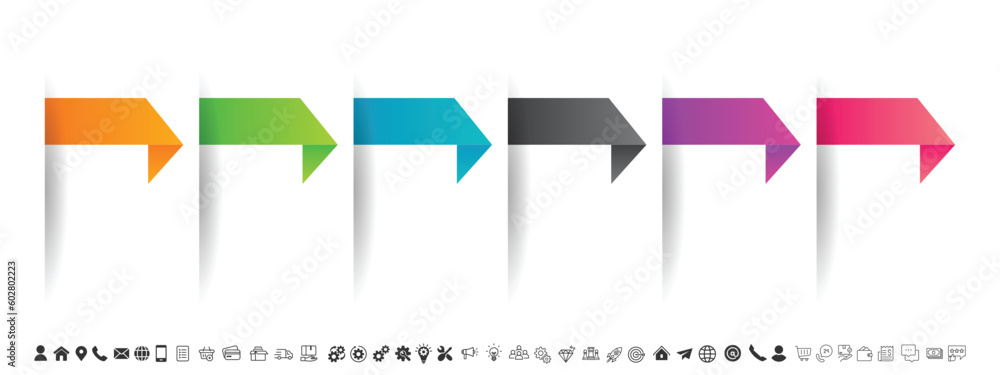 Leinwandbilder blank and clean. steps business data visualization timeline process infographic template design