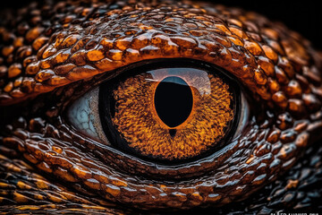 Obraz premium close up of a dragon eye